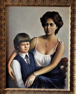 Alf Bobrowski - Alina z synem olej